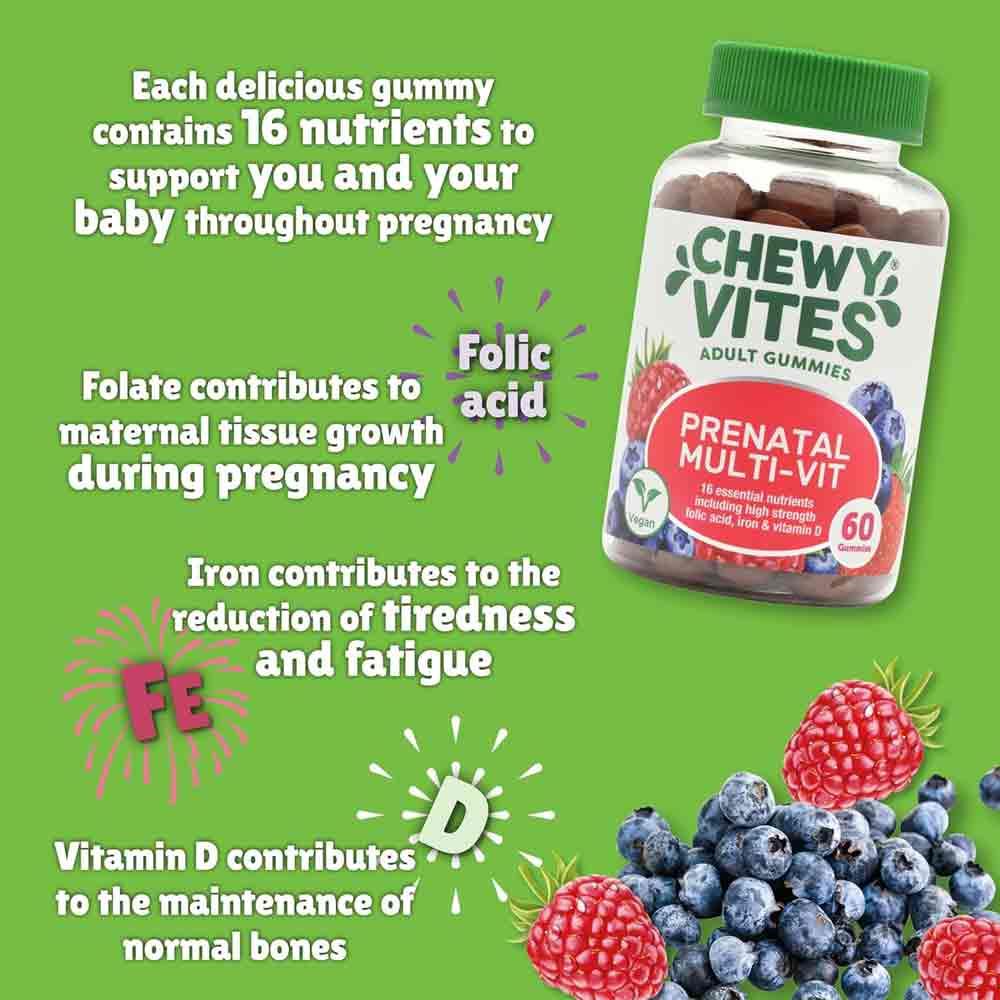 Chewy Vites Prenatal Multi-Vitamin 60 Gummies - Image 3