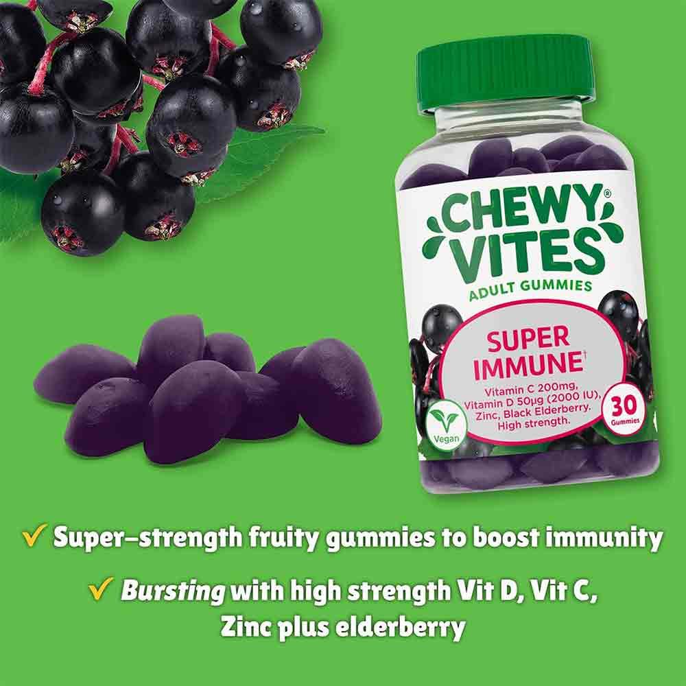 Chewy Vites Super Immune Adult Gummies 60 Gummies - Image 2