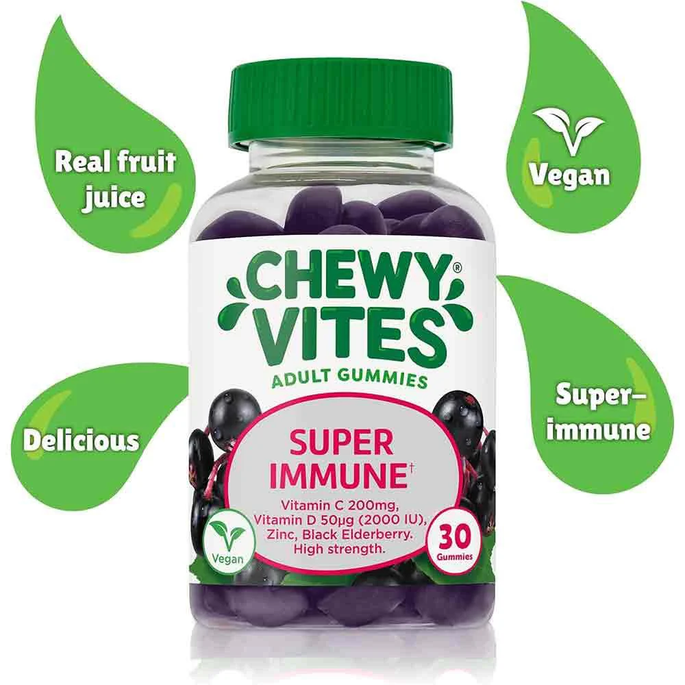 Chewy Vites Super Immune Adult Gummies 60 Gummies - Image 3