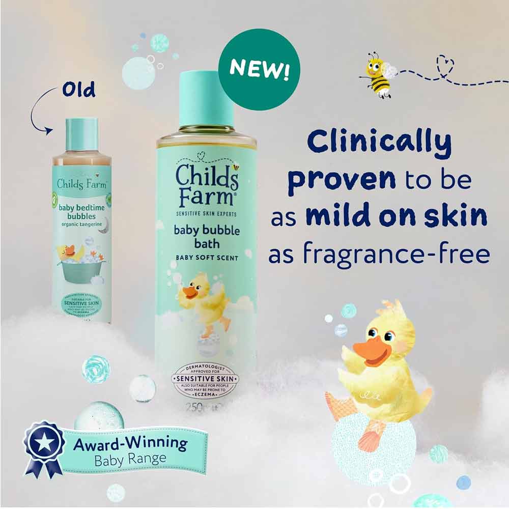 Childs Farm Baby Bubble Bath Soft Scent 250ml - Image 3