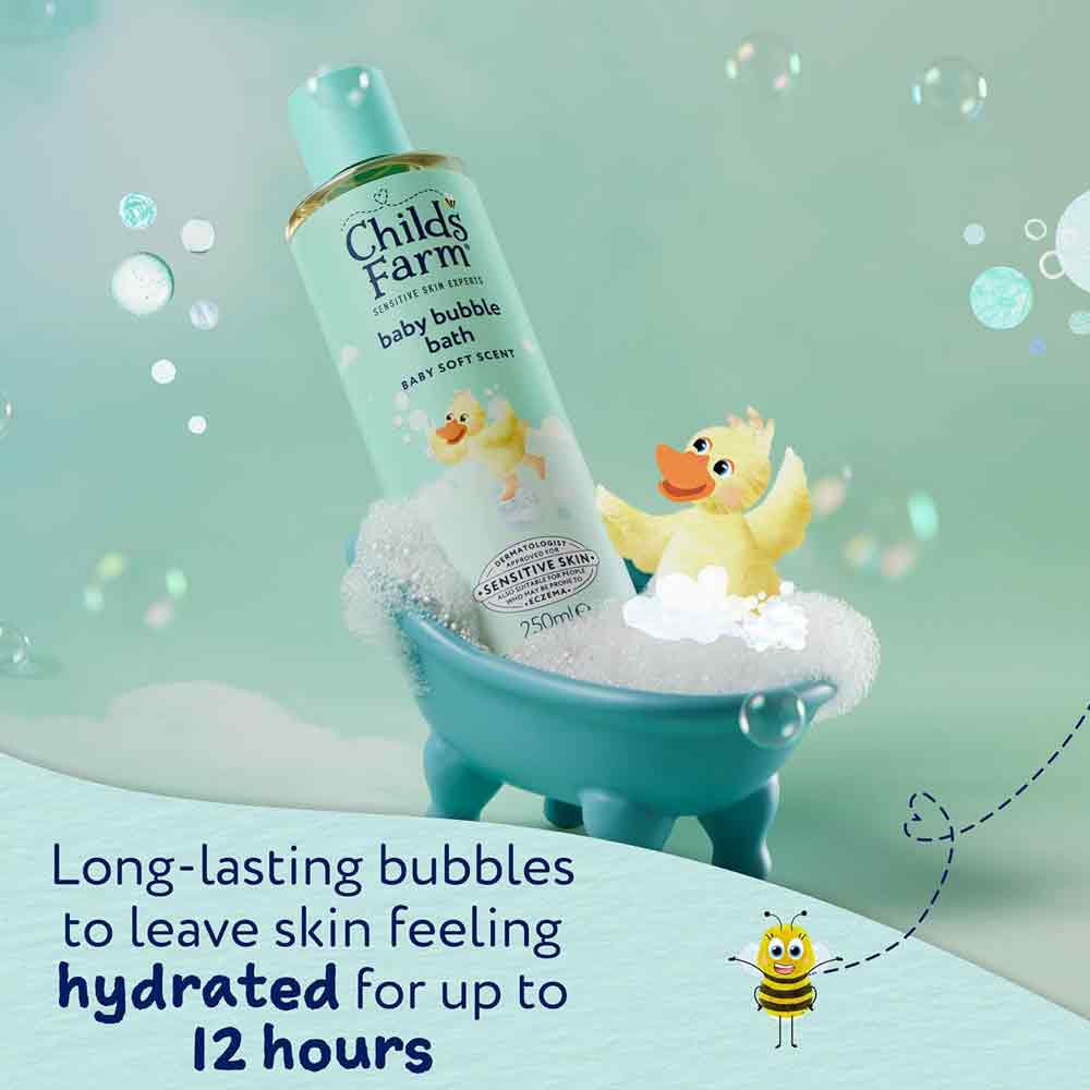 Childs Farm Baby Bubble Bath Soft Scent 250ml - Image 6
