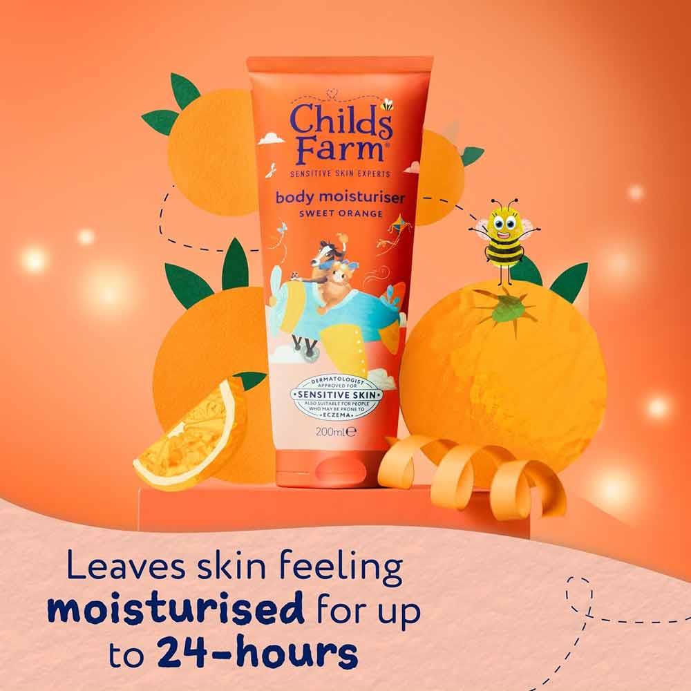 Childs Farm Body Moisturiser Sweet Orange 200ml - Image 5