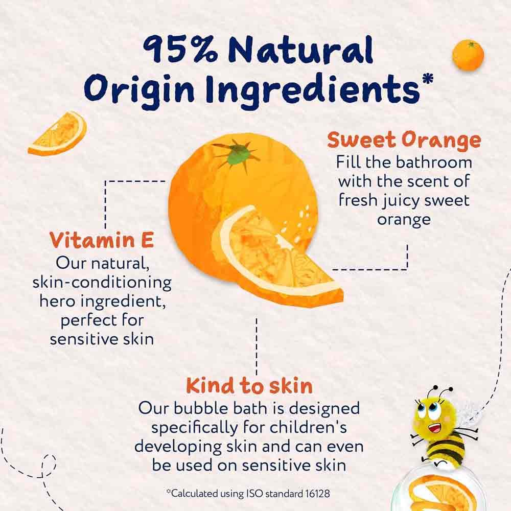 Childs Farm Bubble Bath Sweet Orange 250ml - Image 4