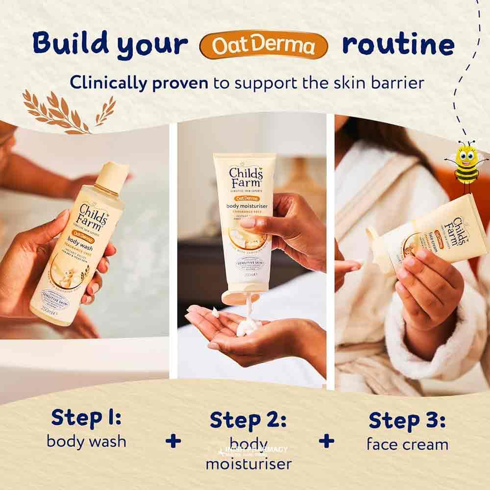 Childs Farm OatDerma Fragrance Free Face Cream 50ml - Image 6