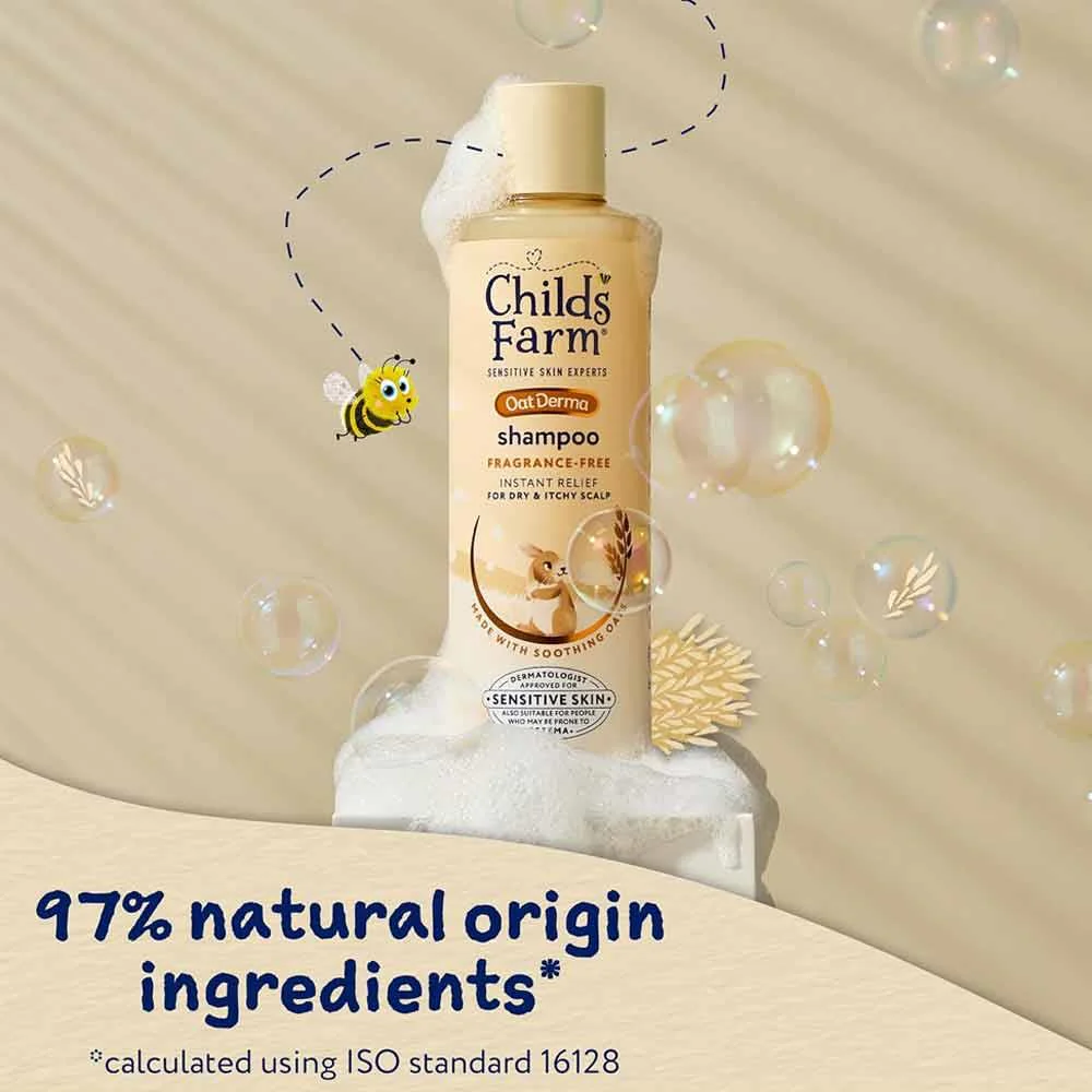 Childs Farm OatDerma Fragrance Free Shampoo 250ml - Image 6