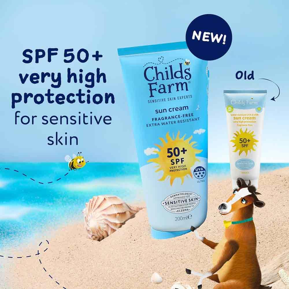 Childs Farm SPF50+ Sun Cream 200ml - Image 2