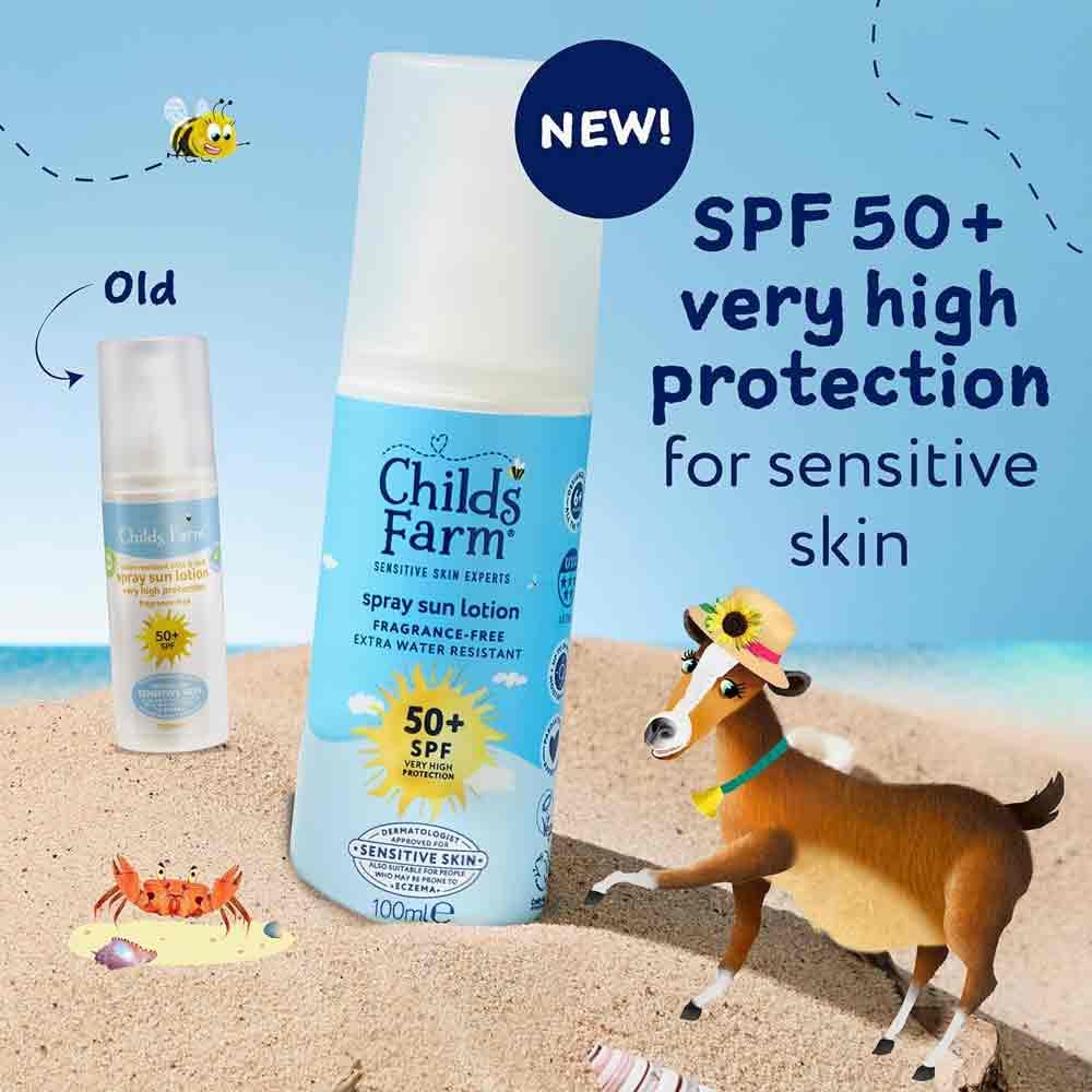 Childs Farm Sunscreen Spray 100ml SPF50 - Image 2