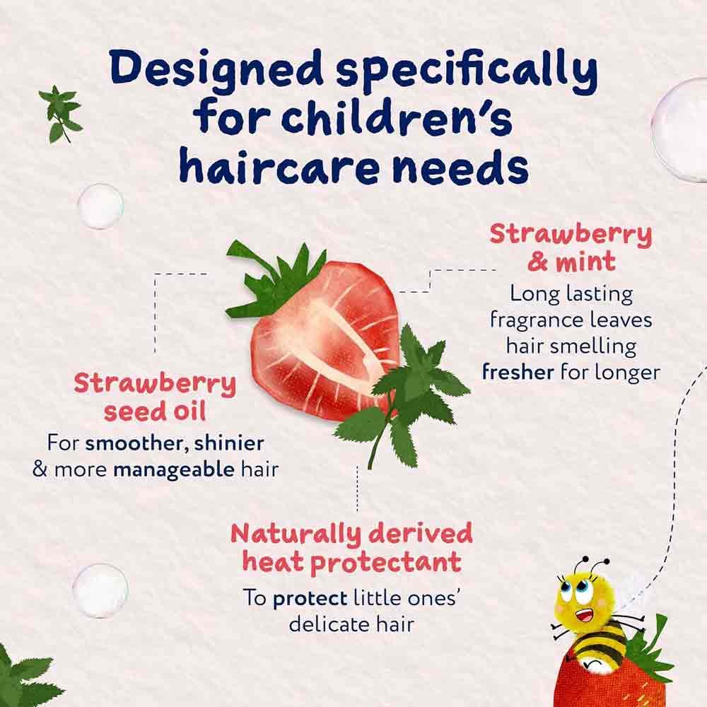 Childs Farm Tangle-Taming Hair Detangler Strawberry & Mint 100ml - Image 4