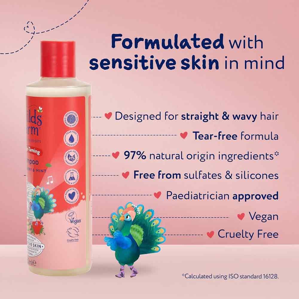 Childs Farm Tangle Taming Shampoo Strawberry & Organic Mint 250ml - Image 7