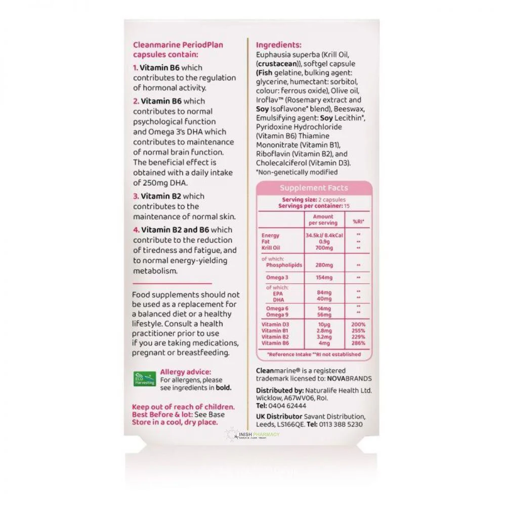 Cleanmarine For Women 60 Capsules - Image 3