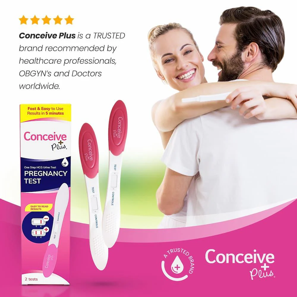 Conceive Plus Early Detection Pregnancy Test 2 Pack - Image 7