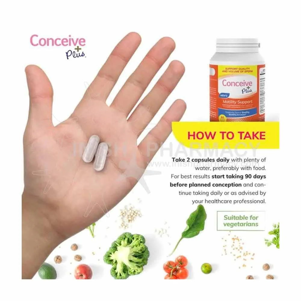 Conceive Plus Men's Motility Support 60 Capsules - Image 2