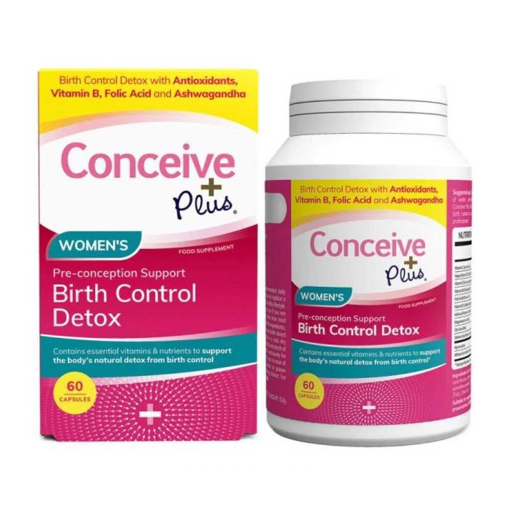 Conceive Plus Women's Birth Control Detox 60 Capsules - Image 2