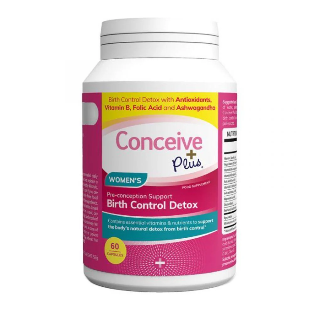 Conceive Plus Women's Birth Control Detox 60 Capsules - Image 3