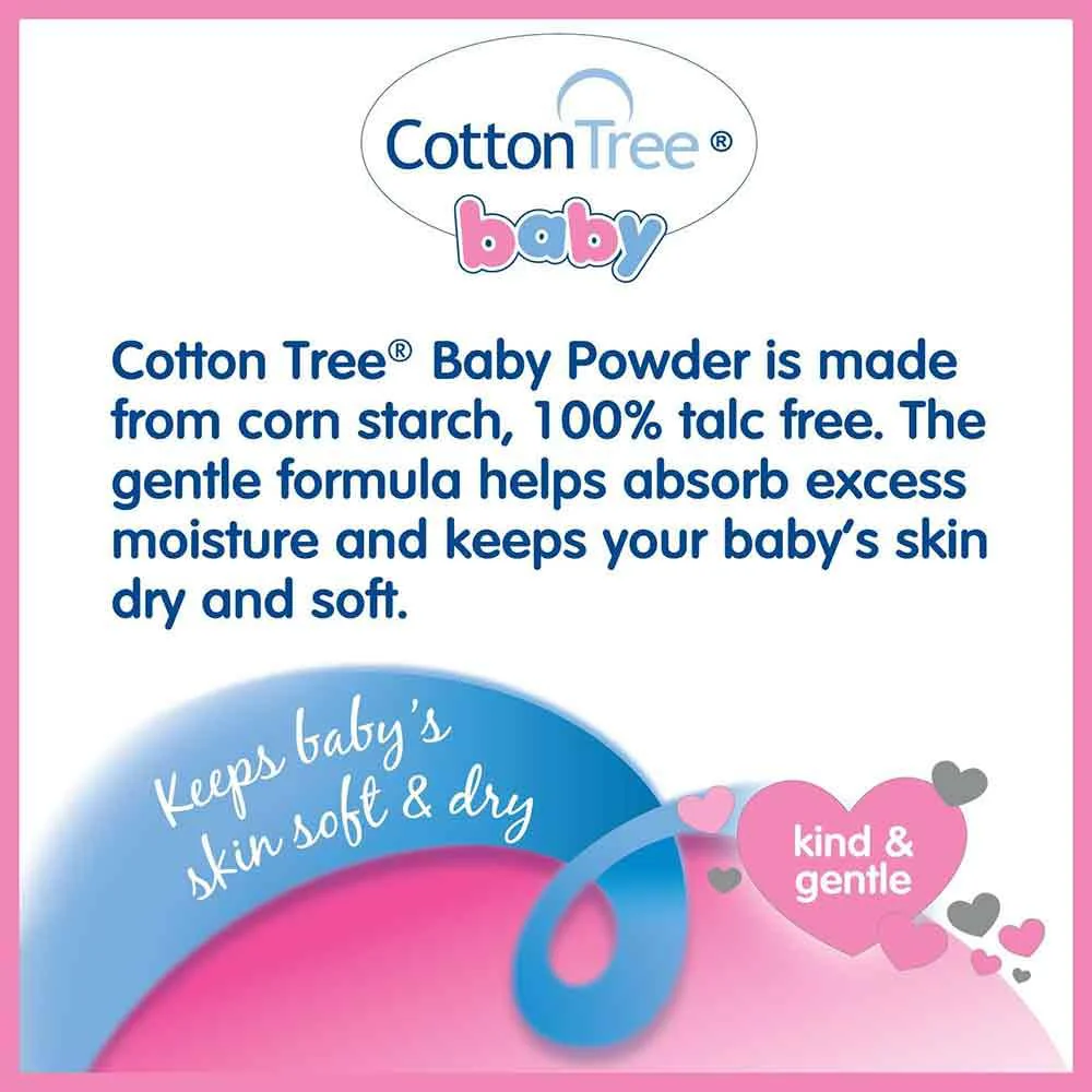 CottonTree Talc Free Baby Powder 284g - Image 2