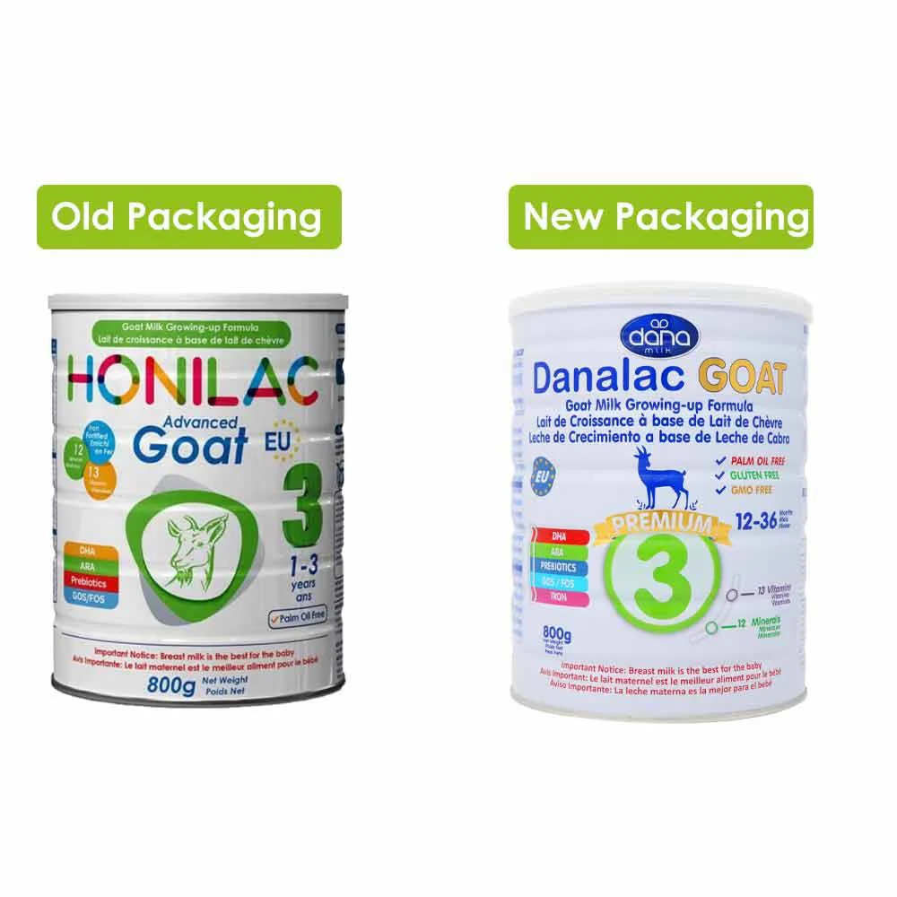 Danalac Advanced Goat Milk Growing Up Formula Stage 3 800g - Image 6
