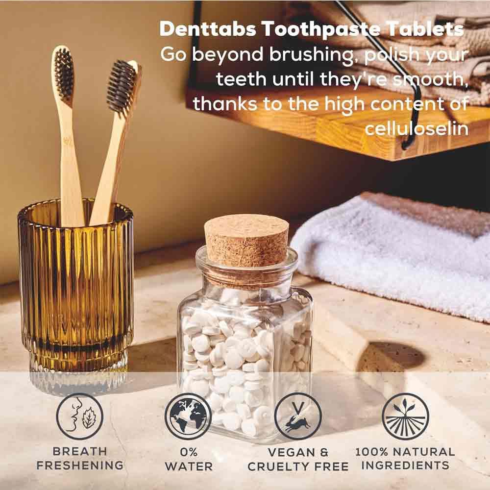 Denttabs The Toothpaste Tab with Fluoride Mint 125 Pack - Image 2
