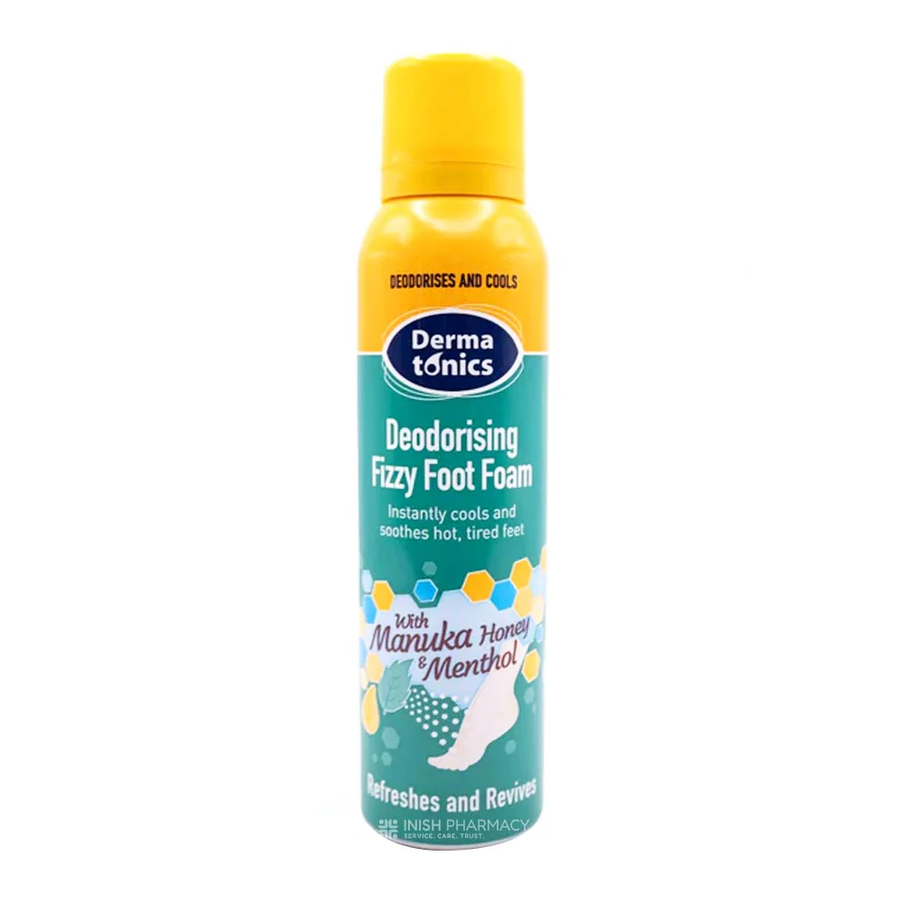 Dermatonics Deodorising Fizzy Foot Foam 150ml