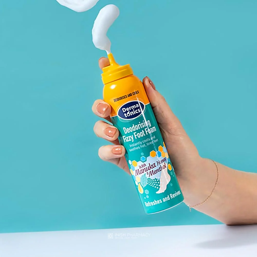 Dermatonics Deodorising Fizzy Foot Foam 150ml - Image 2