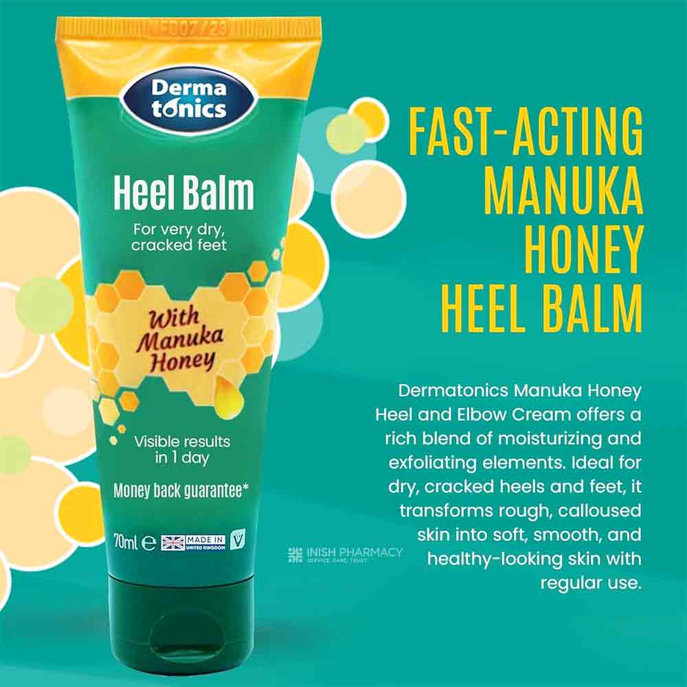Dermatonics Heel Balm With Manuka Honey 70ml - Image 2