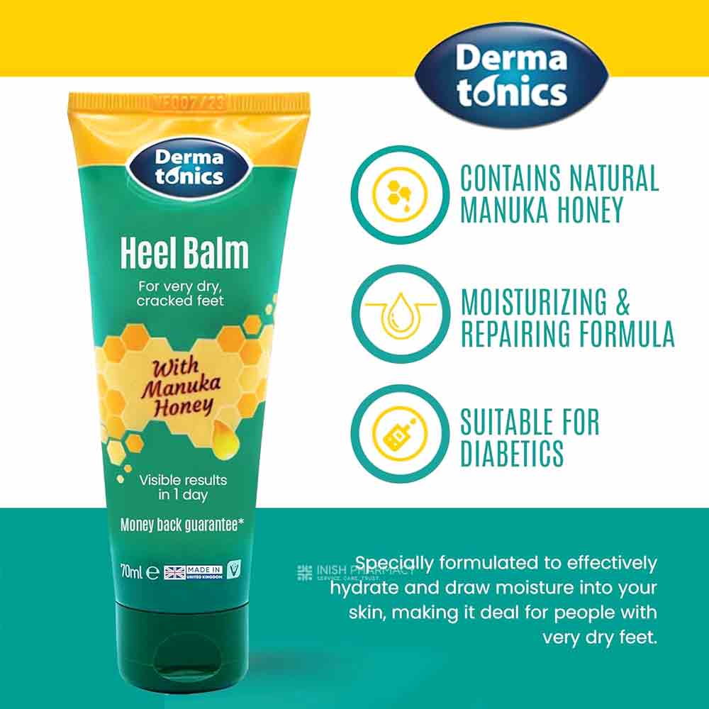 Dermatonics Heel Balm With Manuka Honey 70ml - Image 3