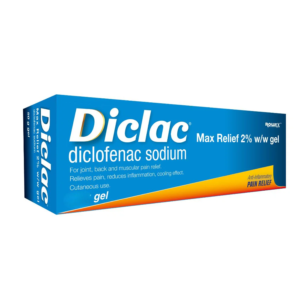 Diclac Max Relief Diclofenac 2% Pain Relief Gel 100g