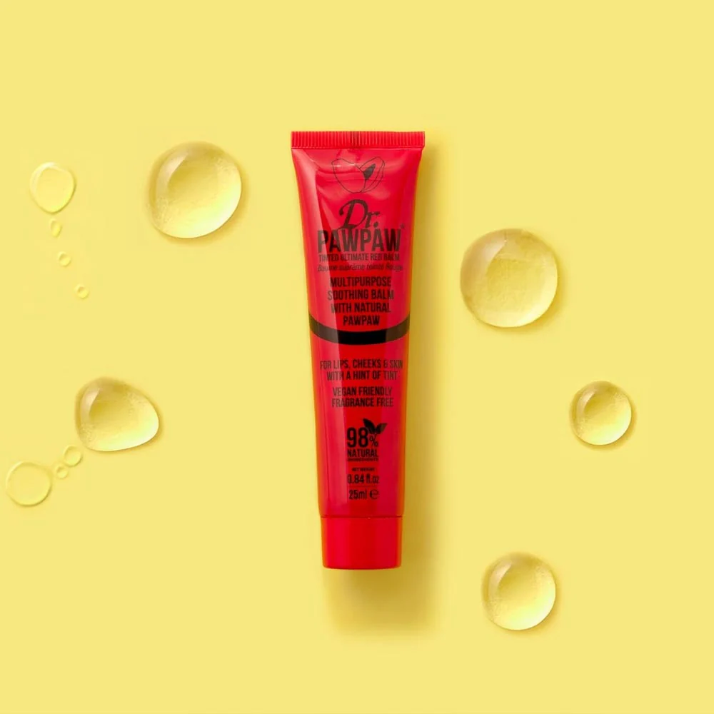 Dr PawPaw Limited Edition Red Sparkle Lip Balm 25ml - Image 5