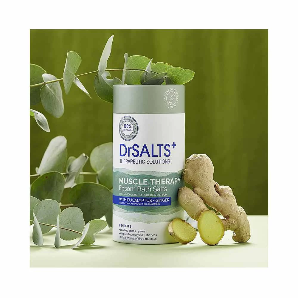 Dr Salts Muscle Therapy Eucalyptus & Ginger Epsom Bath Salts 750g - Image 3