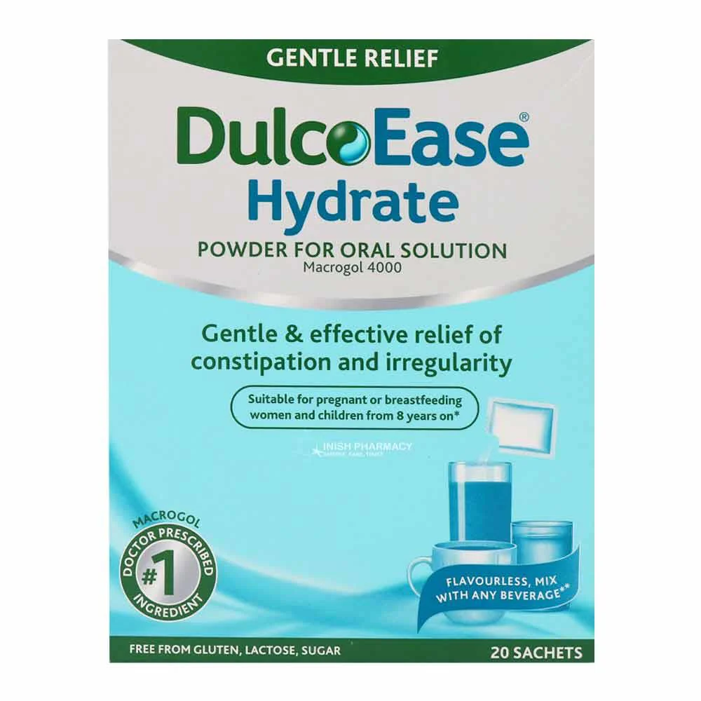 DulcoEase Hydrate for Constipation 20 Sachets