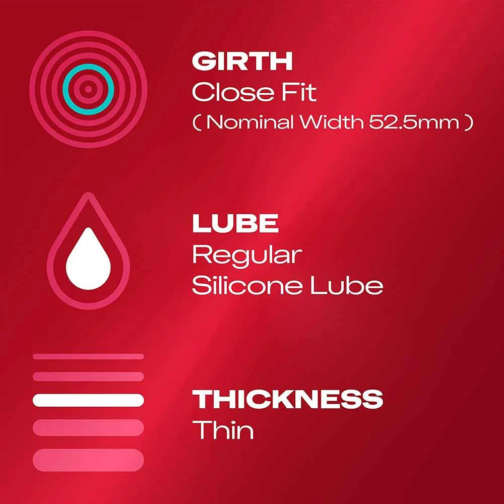 Durex Thin Feel Close Fit Condoms 12 Pack - Image 3