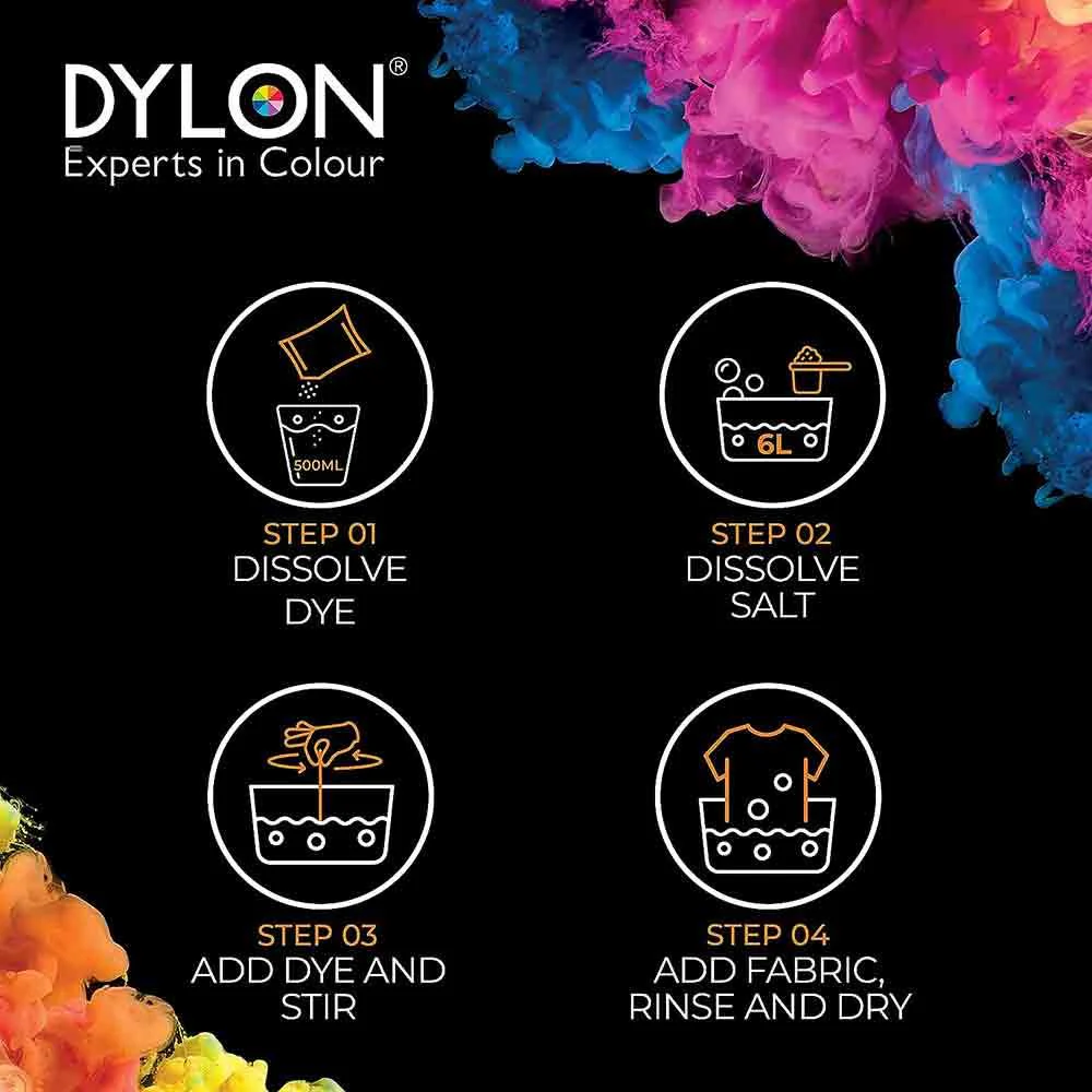 Dylon Hand Dye Plum Red 51 - Image 2