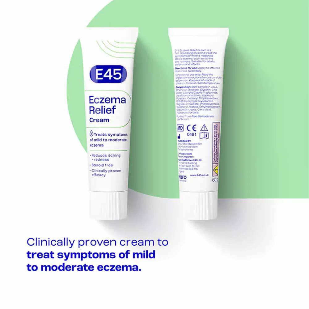 E45 Eczema Relief Cream 60g - Image 2