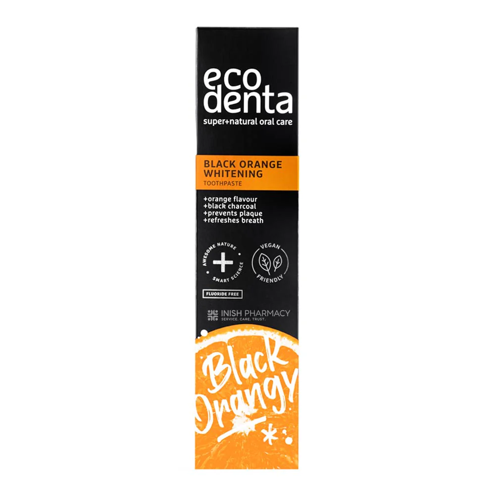 EcoDenta Black Orange Whitening Toothpaste 100ml