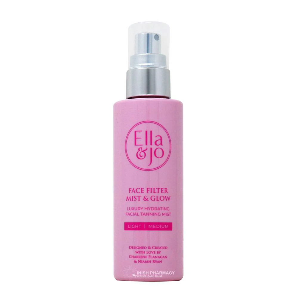 Ella & Jo Hydrate & Glow Face Filter Mist & Glow Light/Medium 100ml