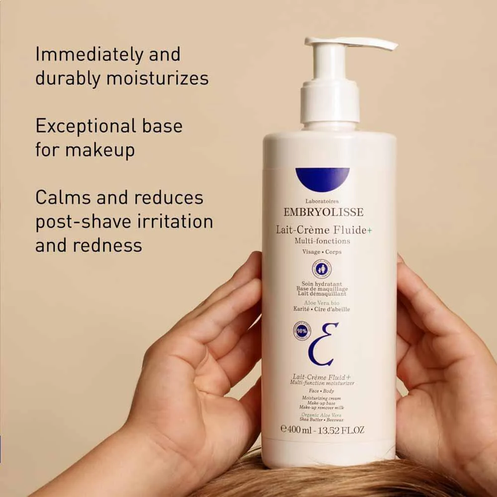 Embryolisse Lait Creme Fluide+ Multi-Function Moisturiser 400ml - Image 5