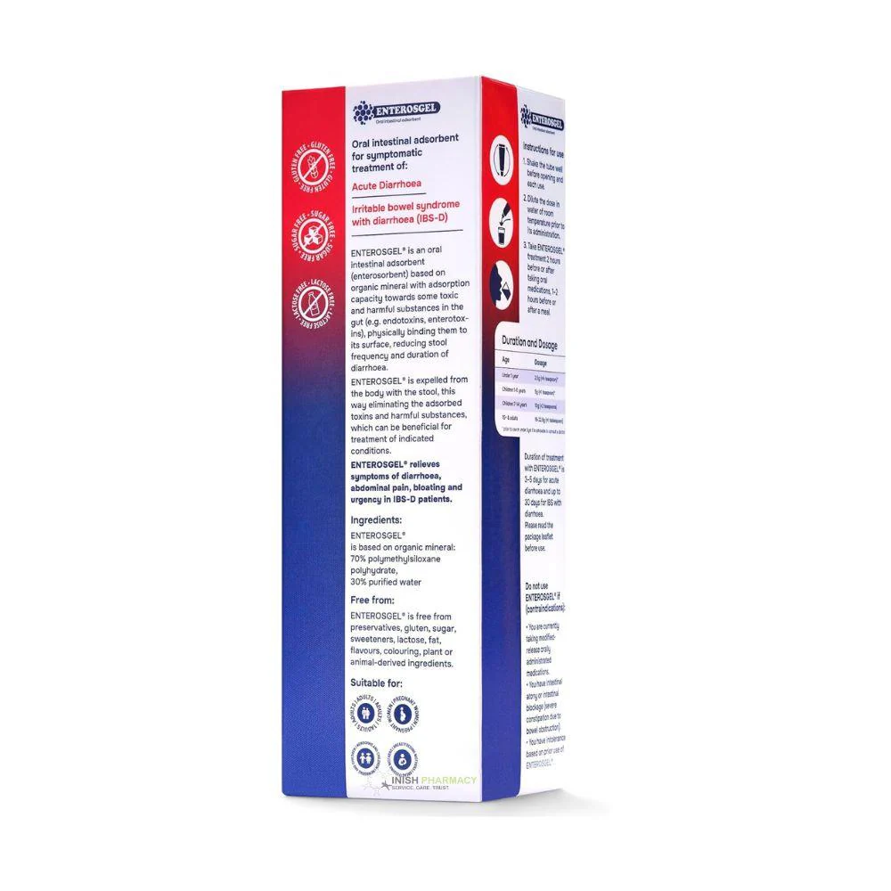 Enterosgel Diarrhoea Treatment - Tube - Image 2
