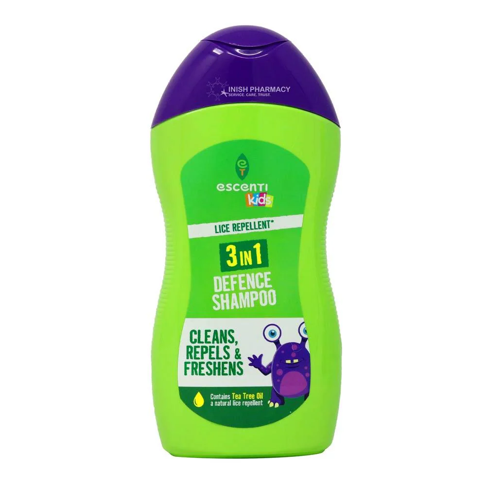 Escenti Kids Lice Repellent 3 in 1 Defence Shampoo 300ml