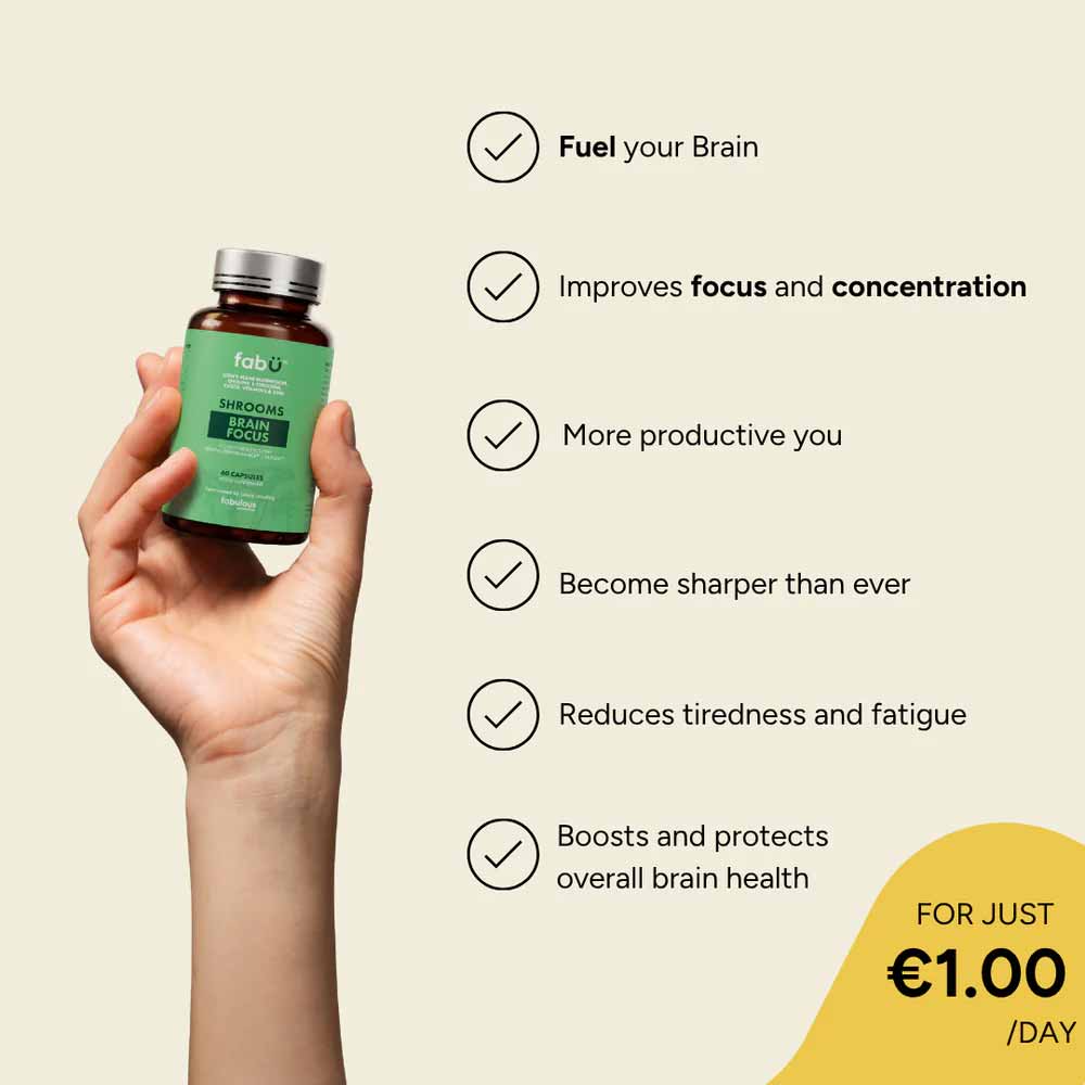 FabU Focus Brain 60 Capsules - Image 3