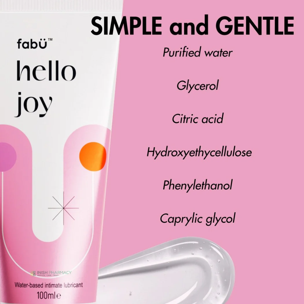 FabU Hello Joy Water Based Intimate Lubricant 100ml - Image 4
