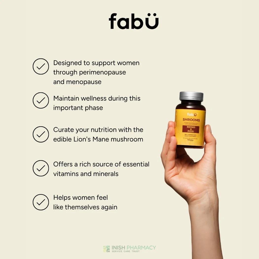 FabU Shrooms Meno & Peri 60 Capsules - Image 4