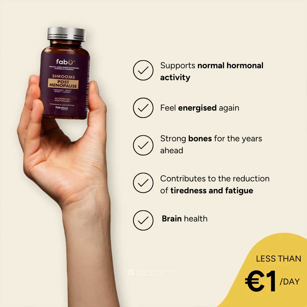 FabU Shrooms Post Menopause 60 Capsules - Image 5