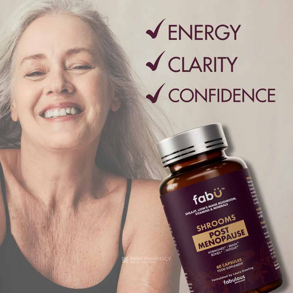 FabU Shrooms Post Menopause 60 Capsules - Image 7