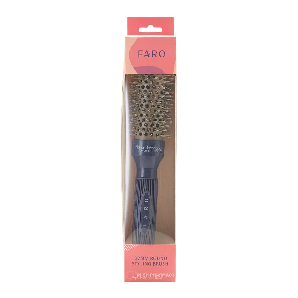 Faro Haircare 32mm Ceramic Round Hairbrush - Image 2