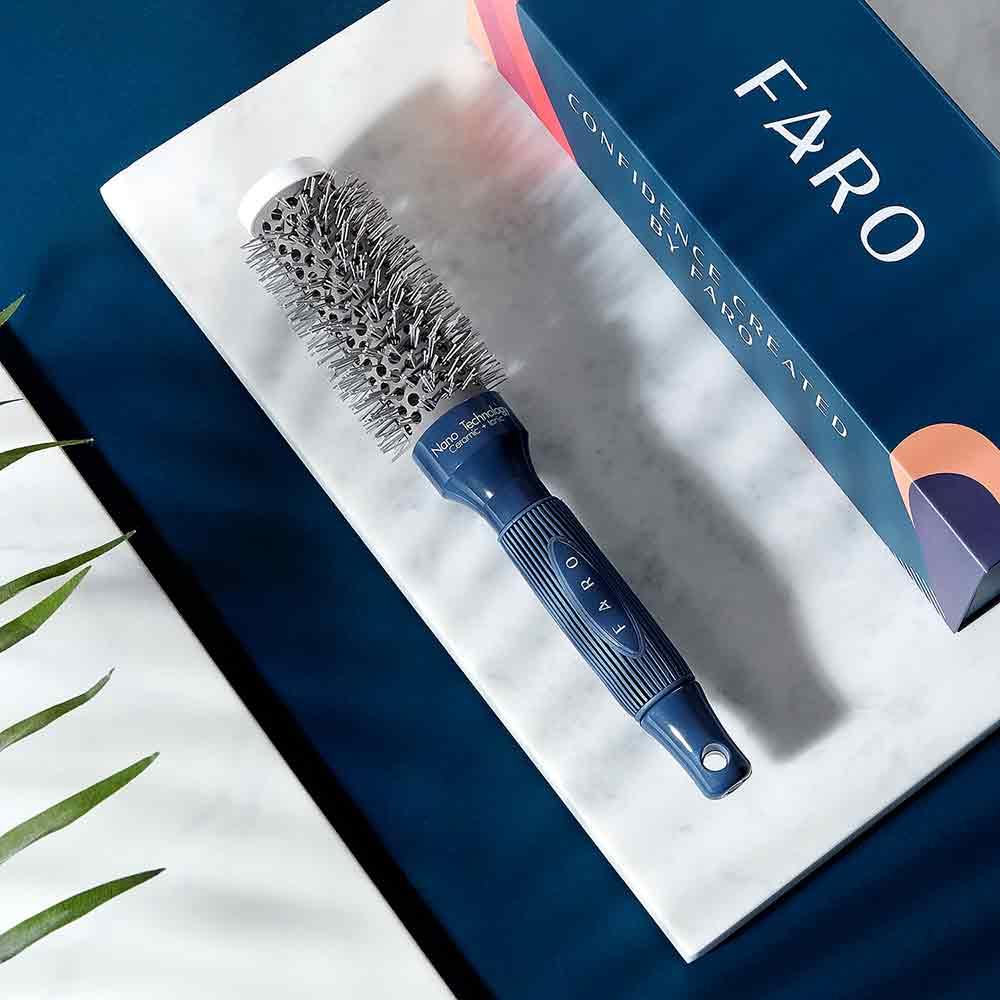 Faro Haircare 32mm Ceramic Round Hairbrush - Image 3