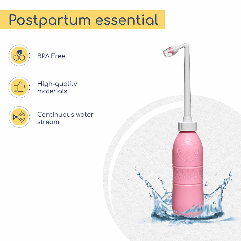 First Days Maternity Maxi Peri Bottle Pink 650ml - Image 3