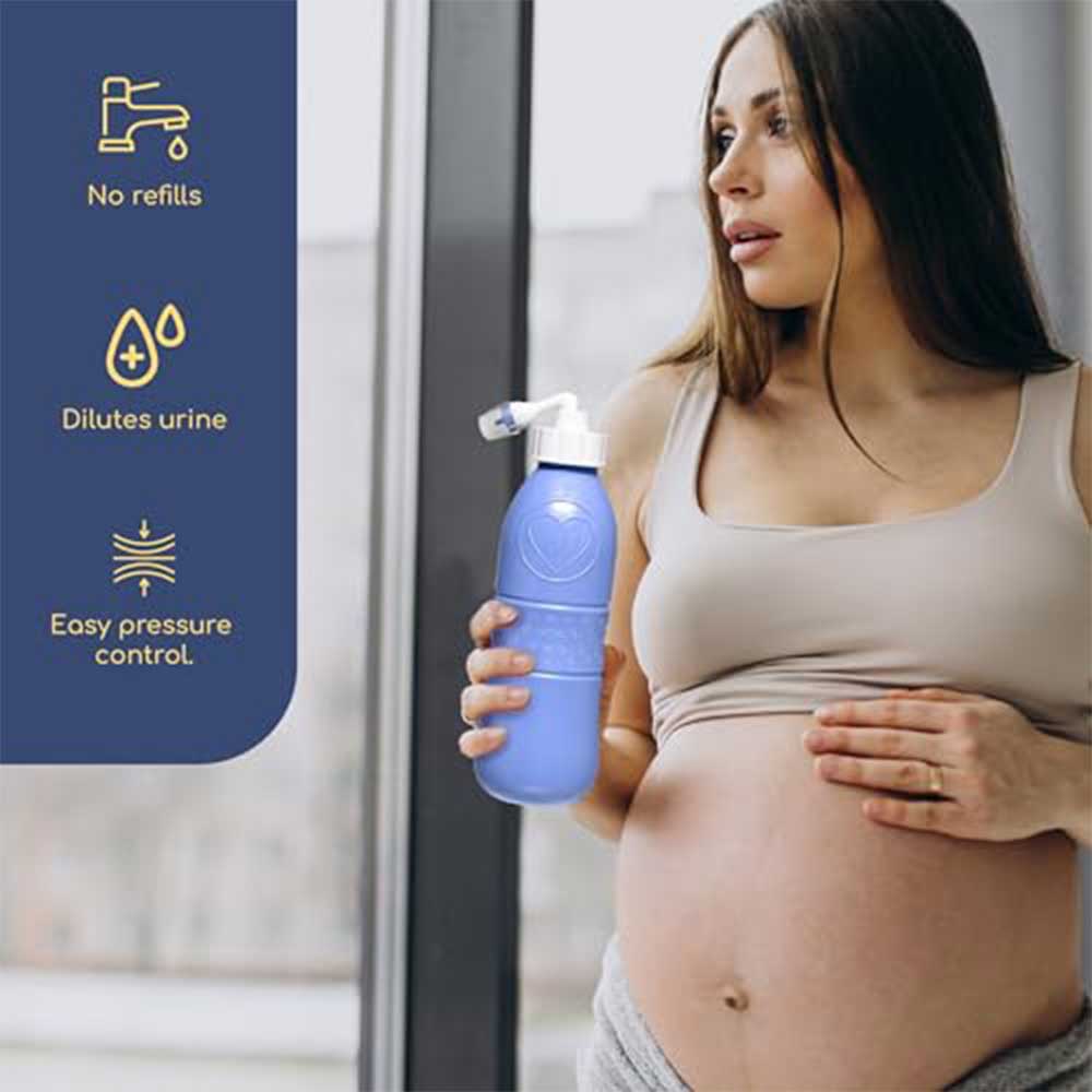 First Days Maternity Maxi Peri Bottle Pink 650ml - Image 4