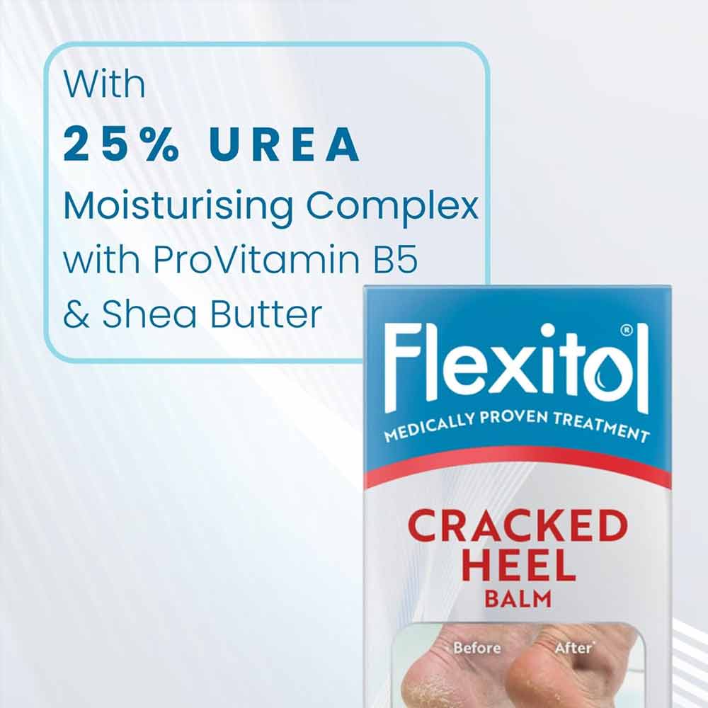 Flexitol Cracked Heel Balm 25% Urea With Vitamin B5 + Shea Butter 112g - Image 3