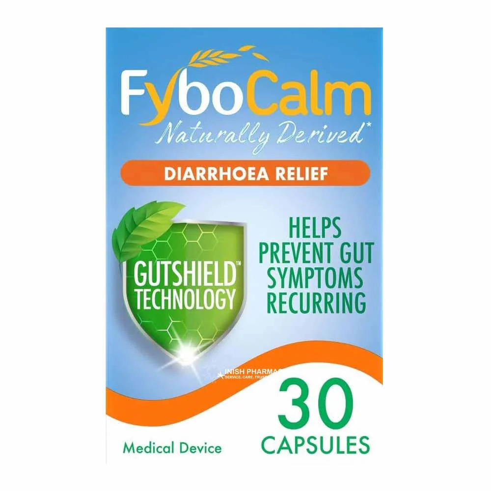 FyboCalm Diarrhoea Relief 30 Capsules