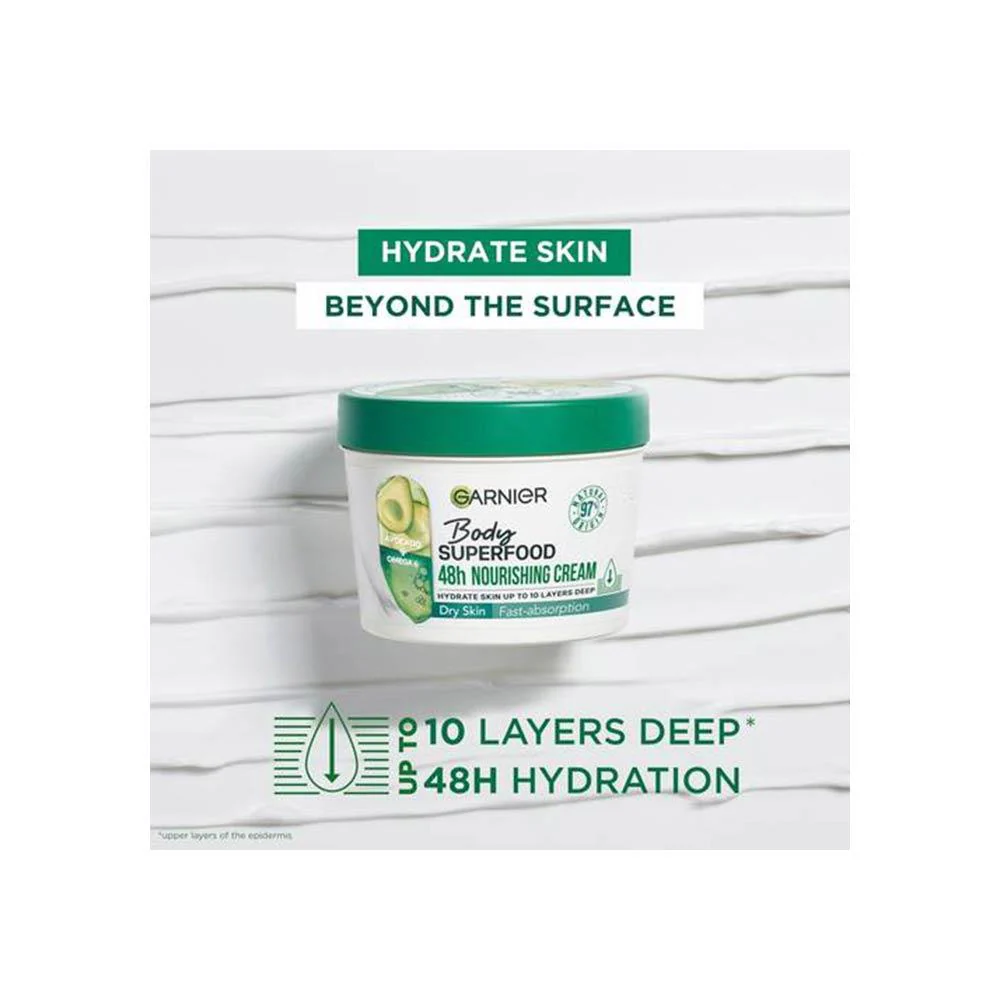 Garnier Body Superfood Nourishing Body Cream Avocado & Omega 6 380ml - Image 7