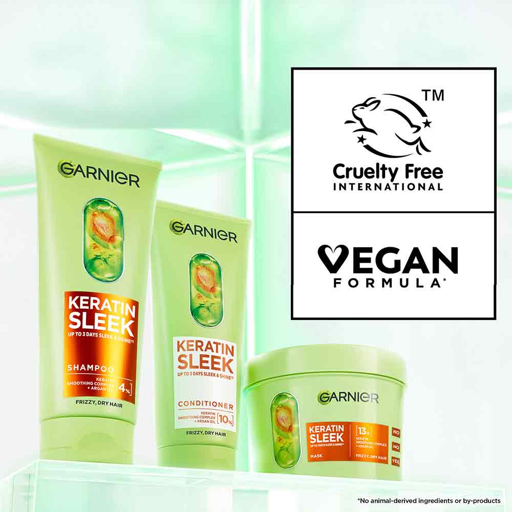 Garnier Keratin Sleek Mask 370ml - Image 4